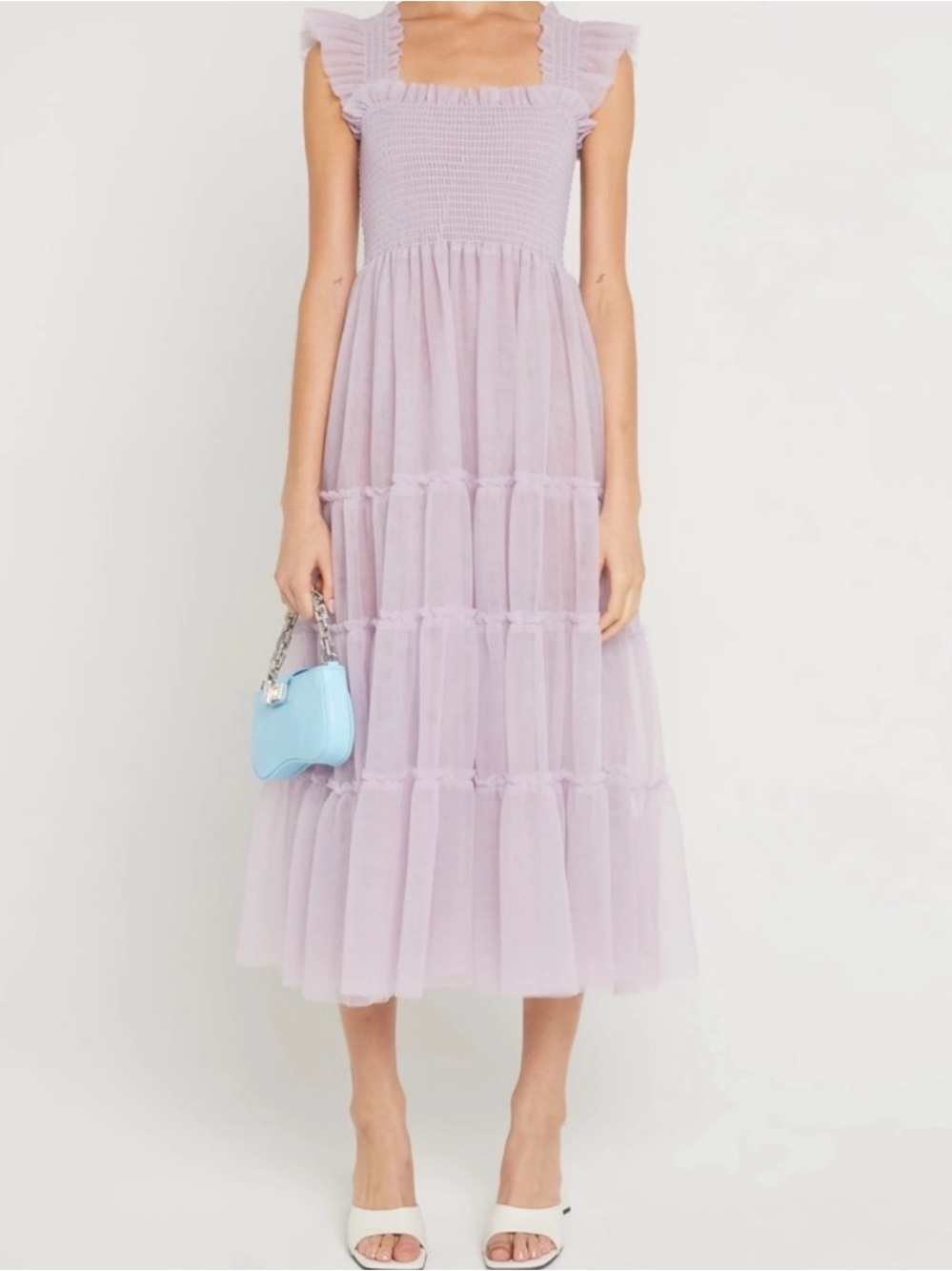 Kourt Calypso - Few Moda nap Dress in Lavender Purple new tulle